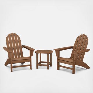 Vineyard 3-Piece Outdoor Adirondack Set