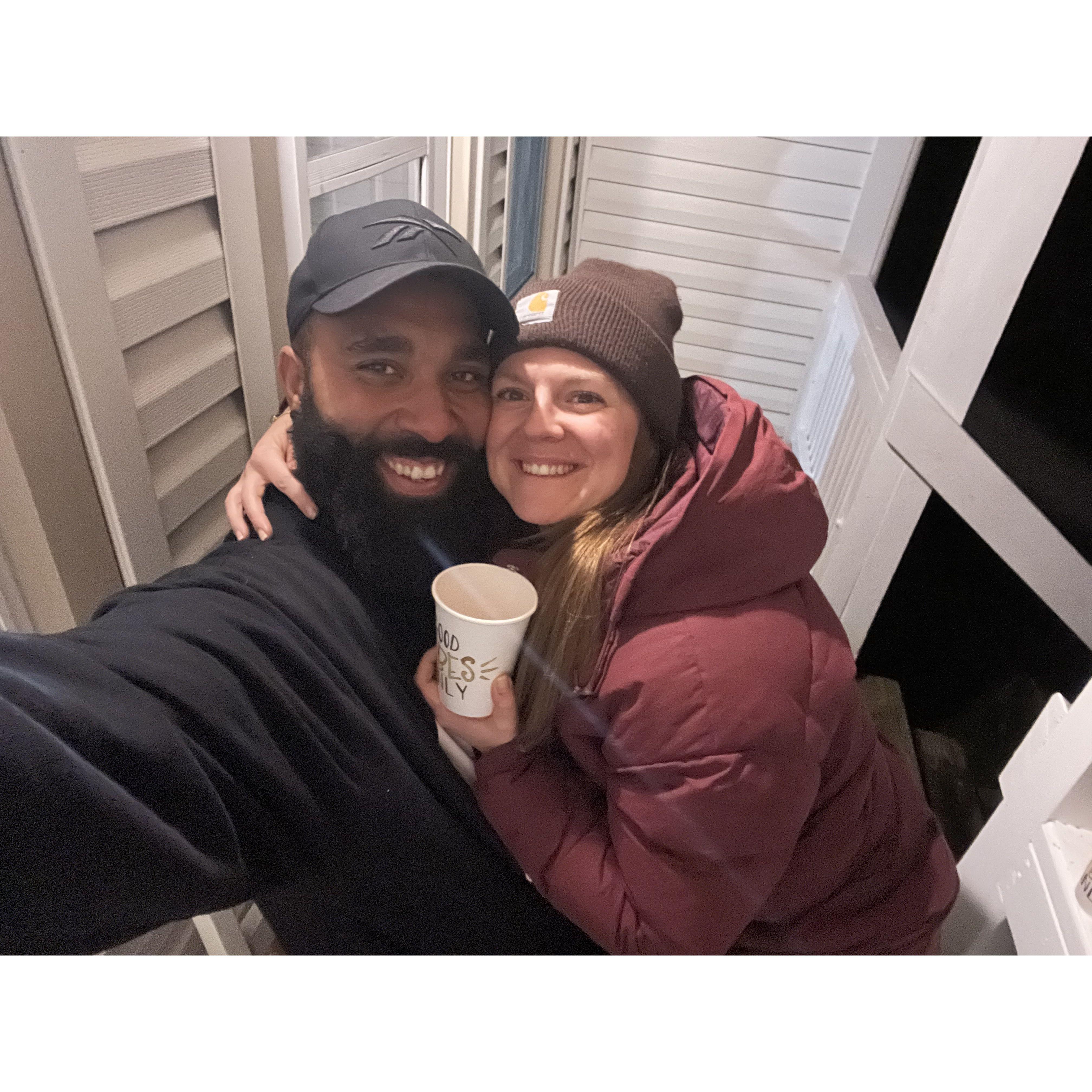 Celebrating closing on the house! November 2023