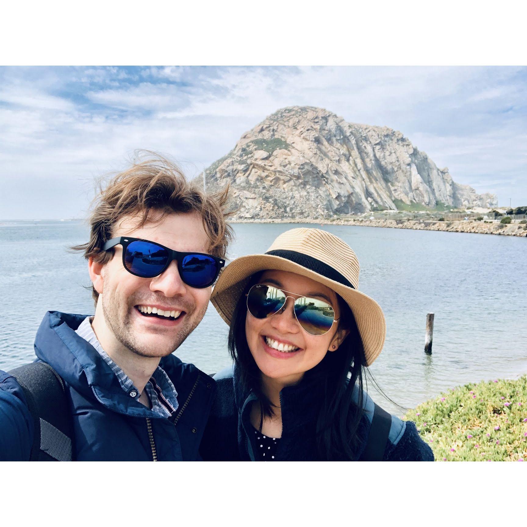 Cruising around Morro Rock, CA