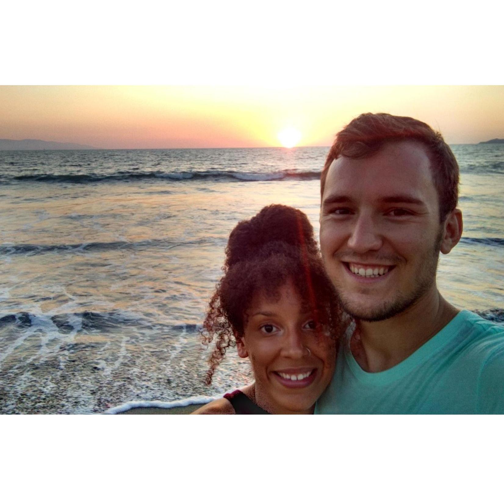 Our first trip to Mexico together.