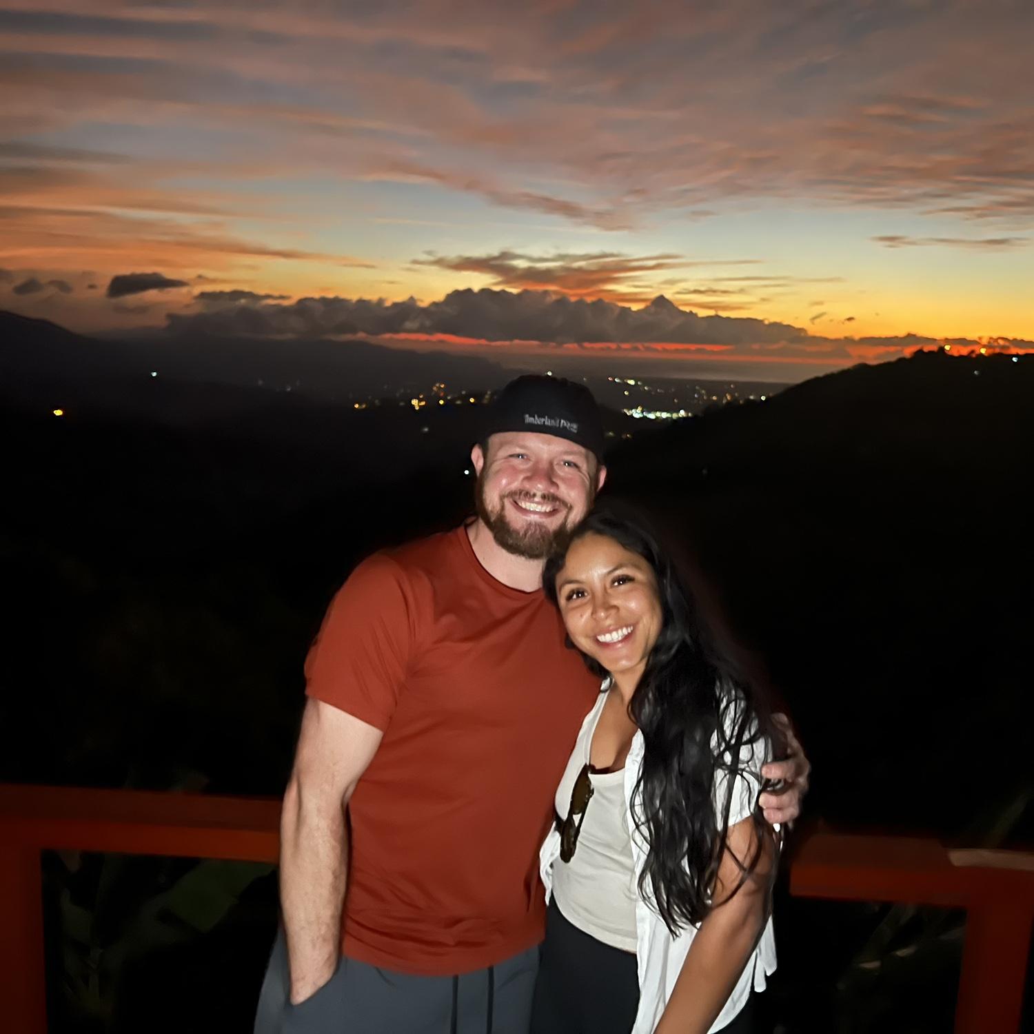 Sunset views from Costa Rica.