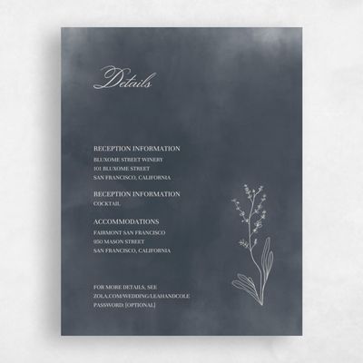 Navy, Blue Wedding Enclosure - Dubuque