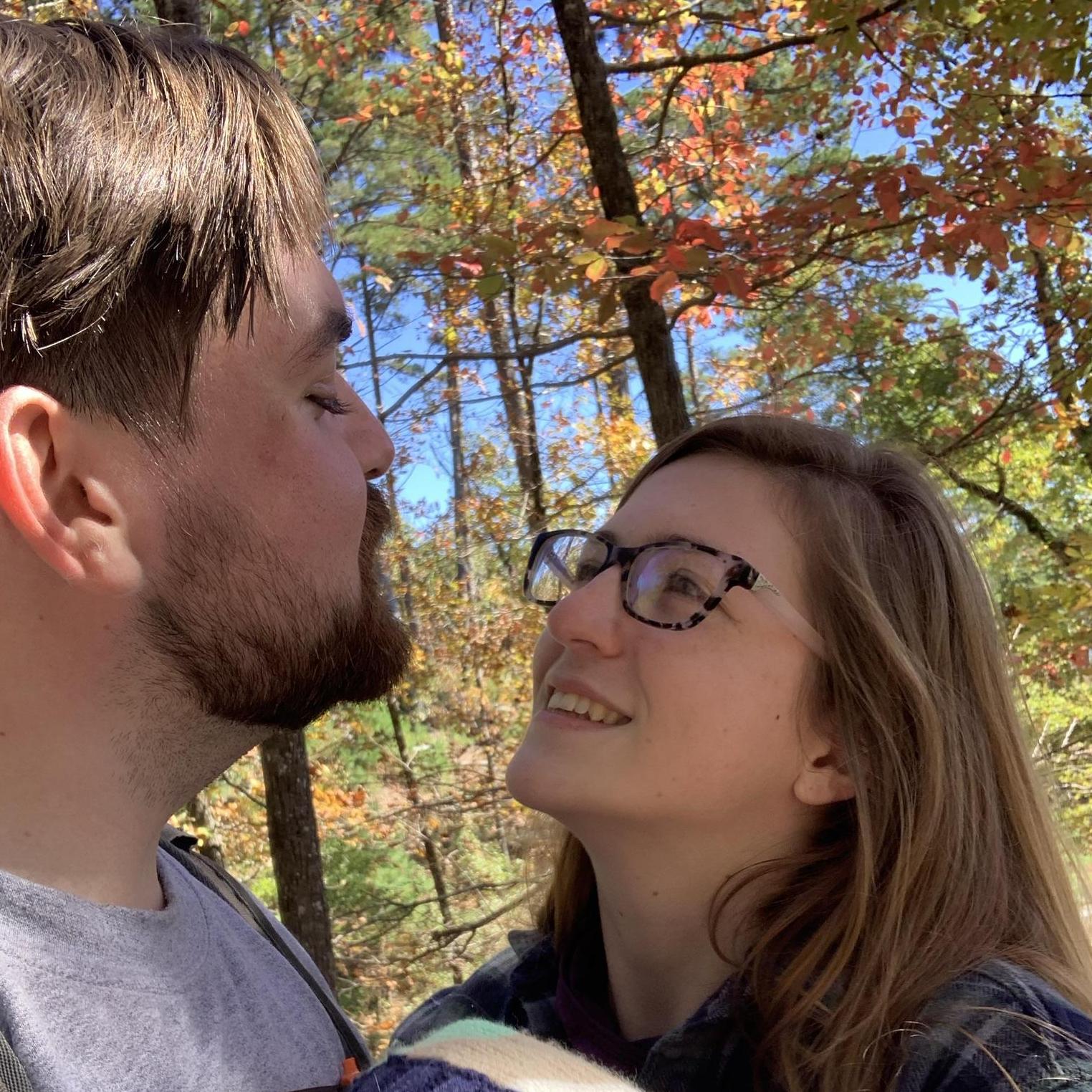 10/30/20, Lake Ouachita State Park. We found our engagement spot that day.