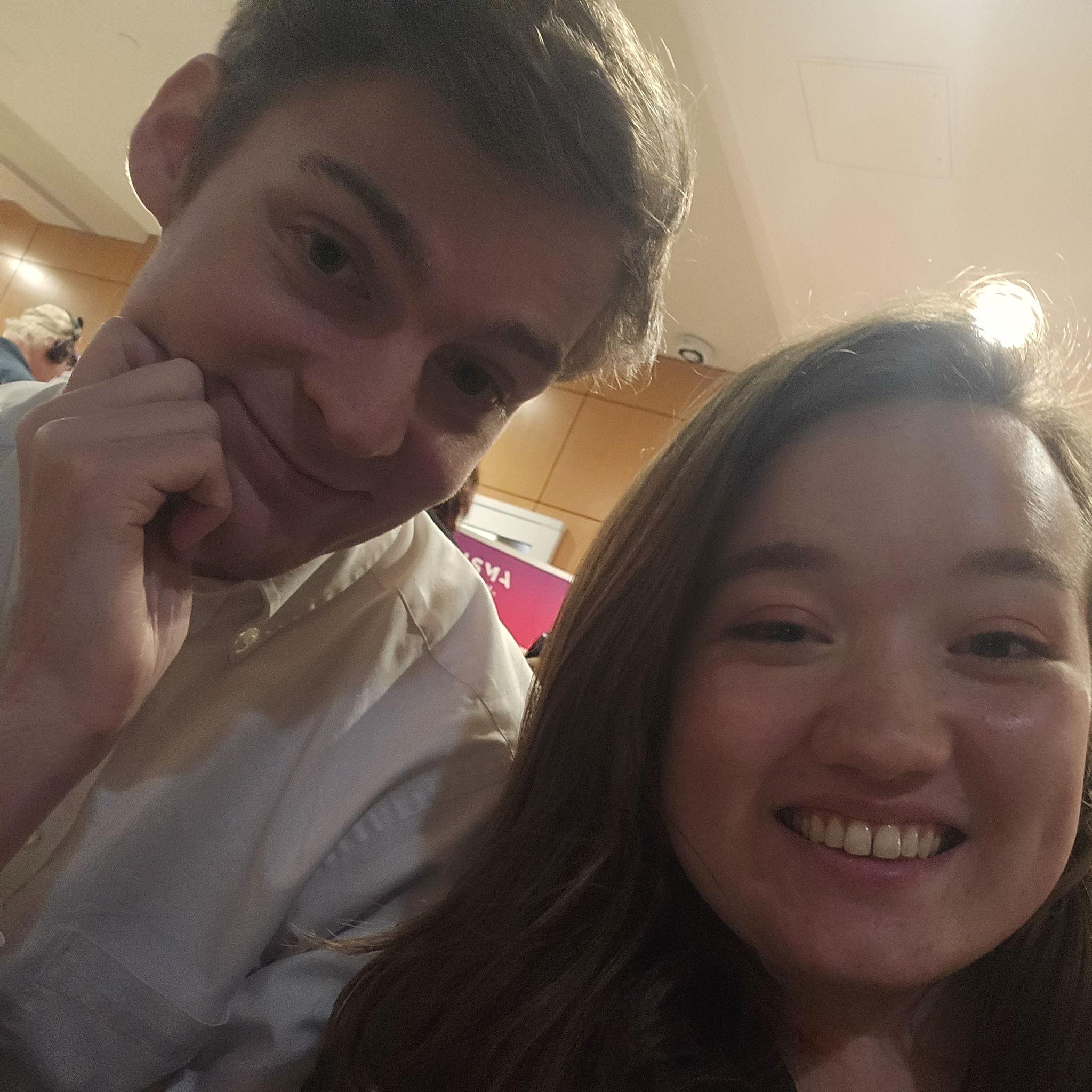 Taken in the ER after our car accident (we are okay now) but little did Mikayla know the ring was in his car and then in Isaac's pocket through the whole ER visit. This was a month before he proposed!