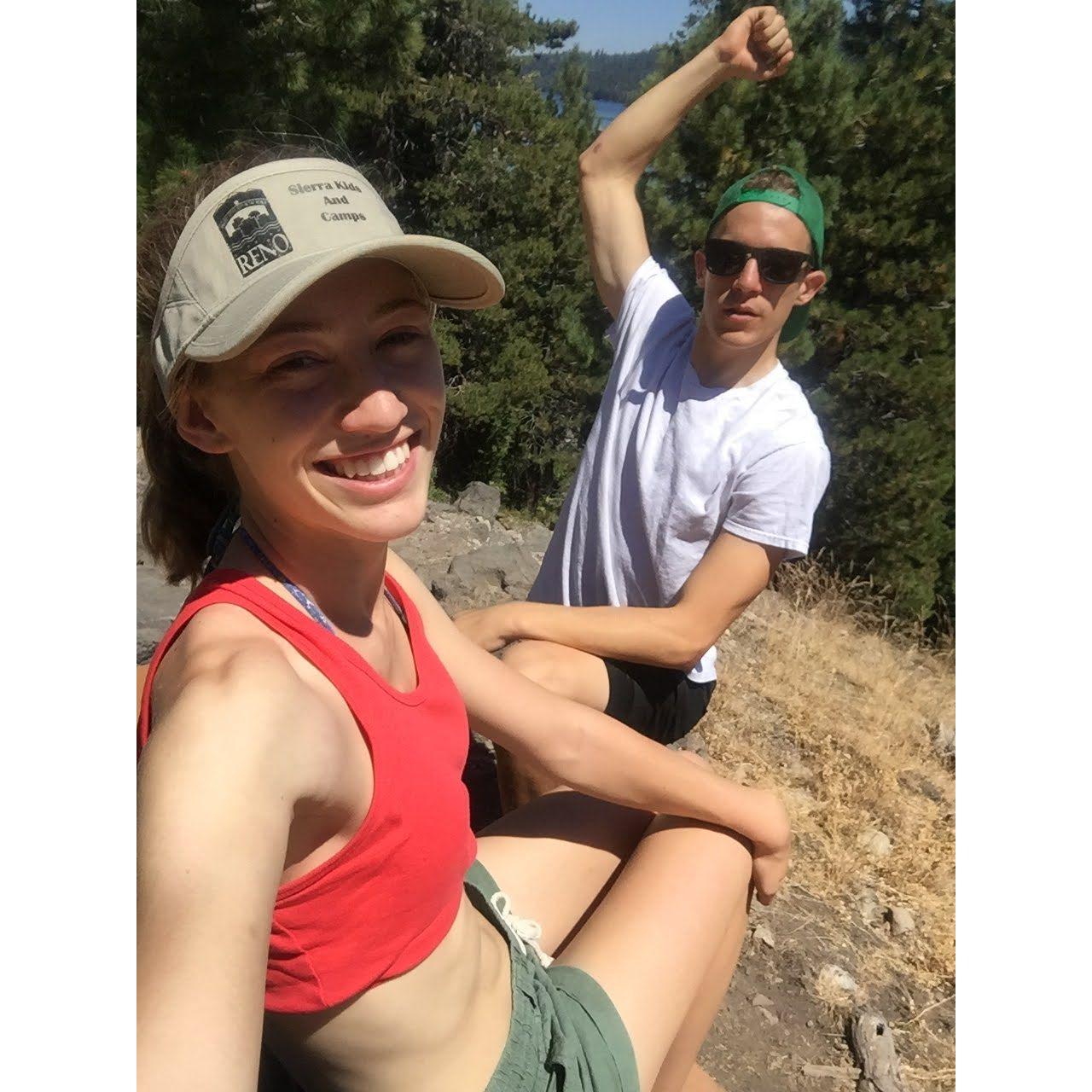 Camping together at Independence Lake 2017