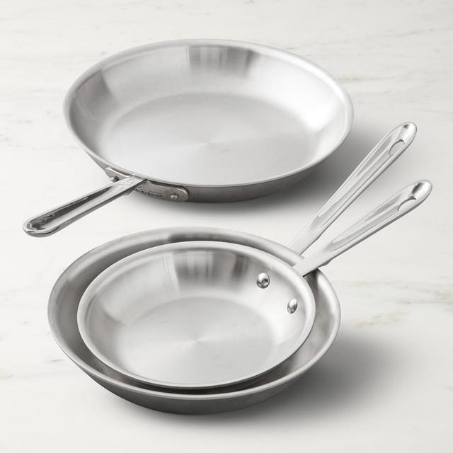 All-Clad d5 Stainless-Steel Fry Pan Set of 3
