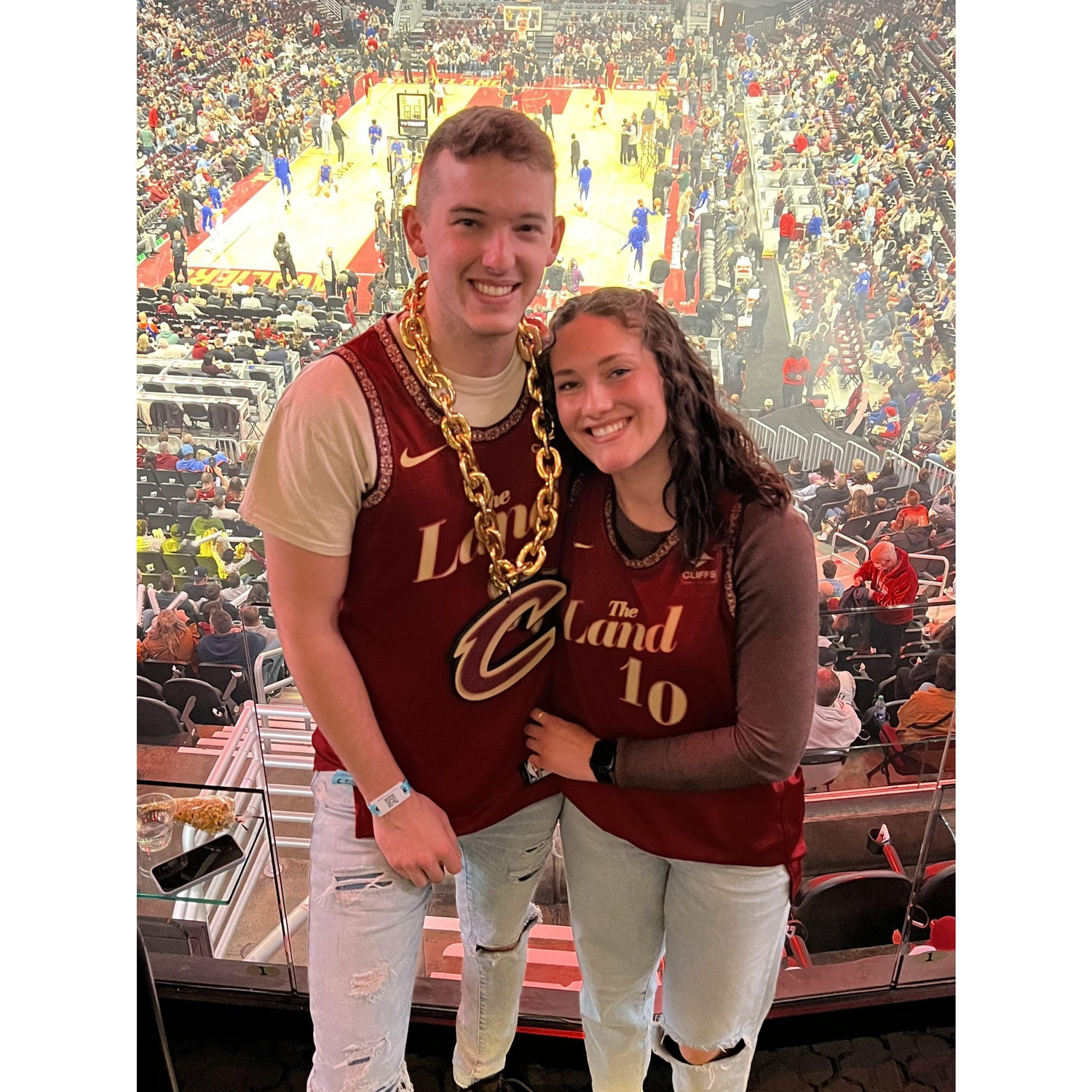 One of our many Cleveland trips!