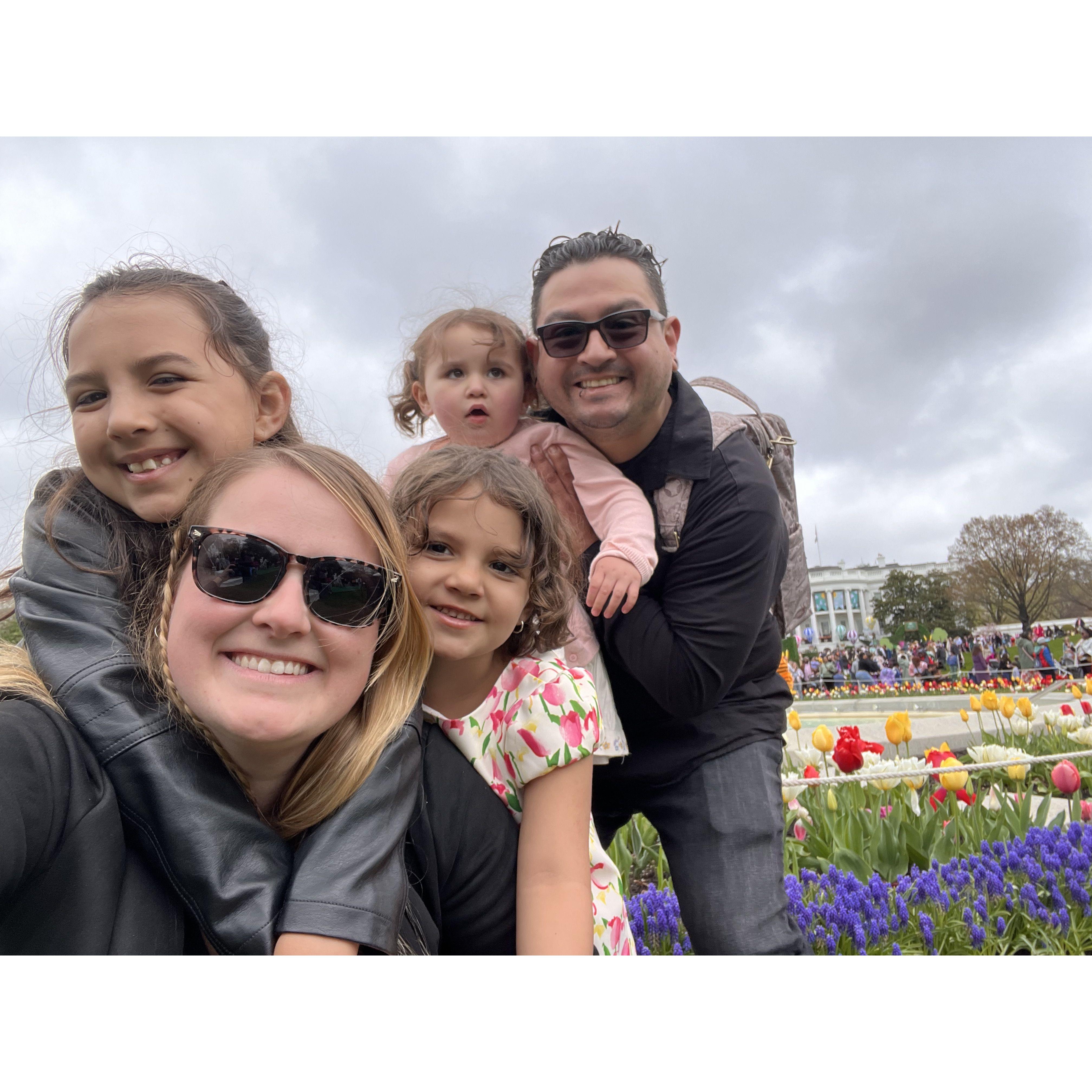 Family Trip to the Easter Egg Roll, Washington, DC - April 2024