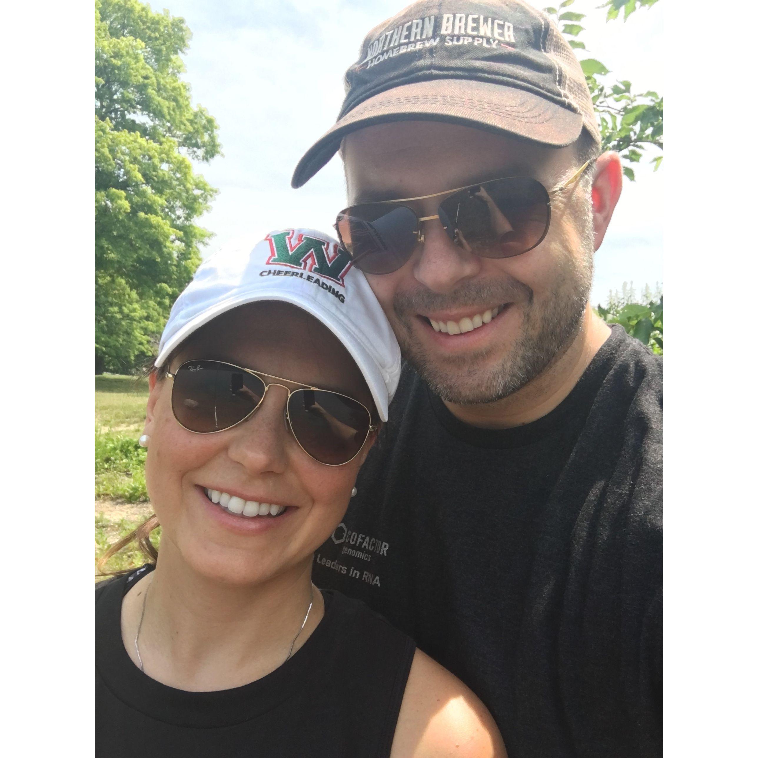 This was before Natalie showed Matt her fishing prowess while he was living up on West Boylston. Sitting on the shore and tossing our lines into the water still gives us both a sense of calm.