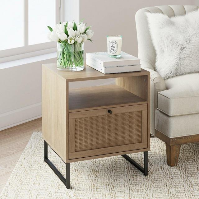 Hugette 22'' Tall Sled End Table