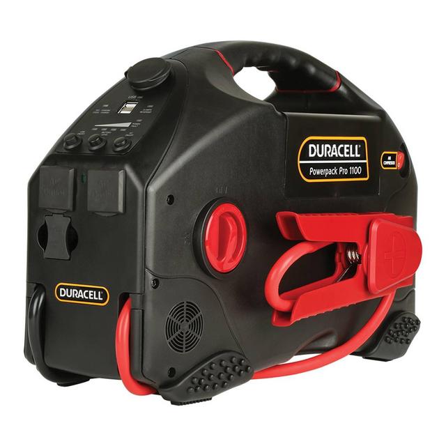 Duracell Powerpack Pro 1100 Jump Starter Air Compressor and Power Inverter
