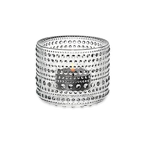 Iittala Kastehelmi Tealight Candle Holder (Clear) from Bed Bath & Beyond