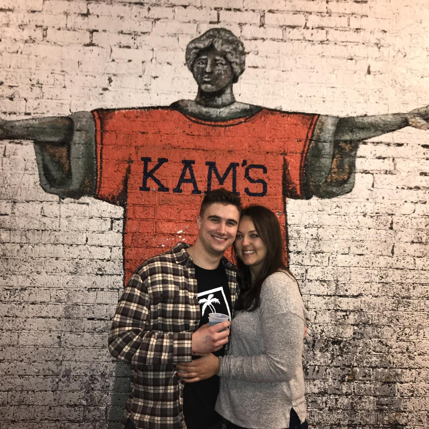 Favorite hangout spot of college 🧡💙