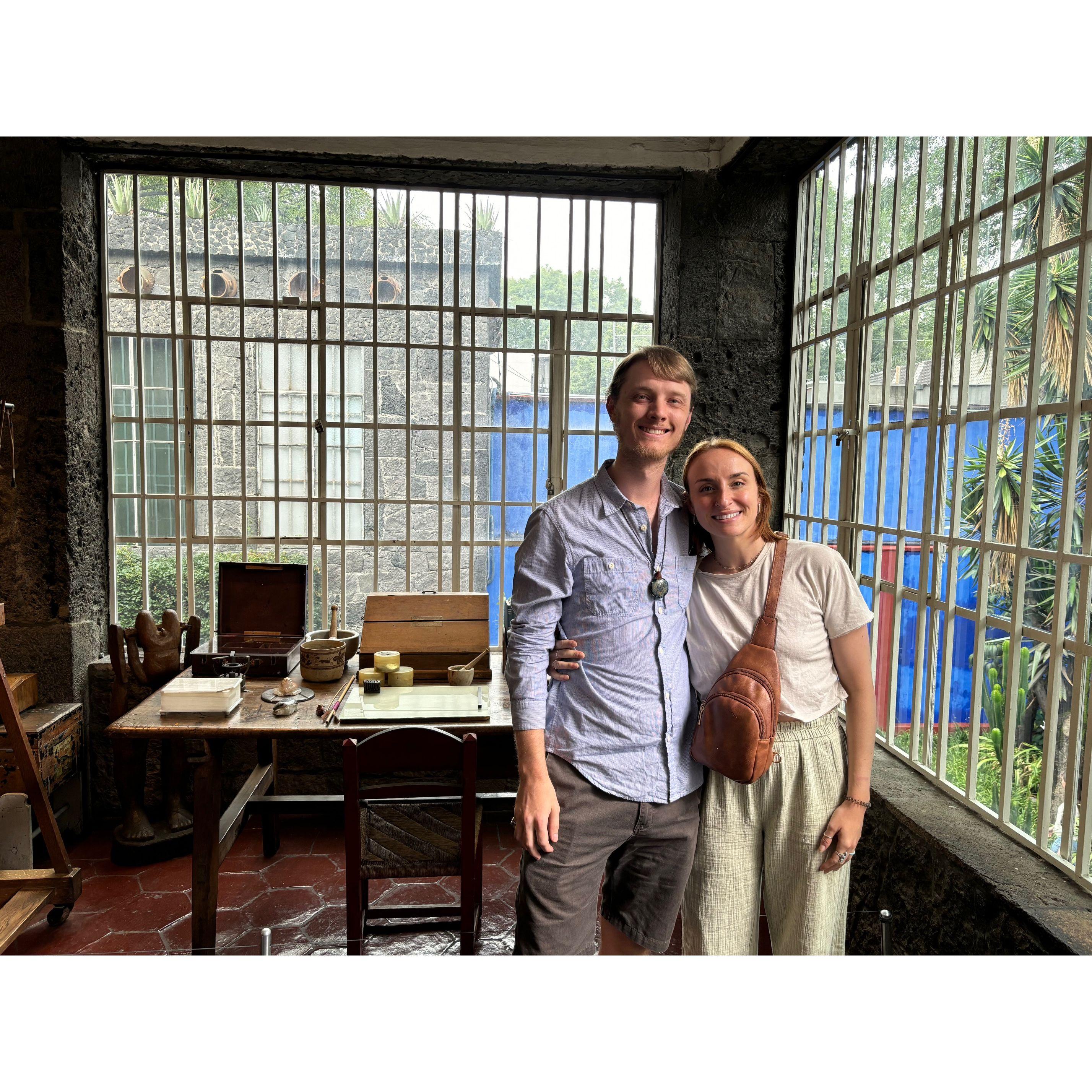 Frida Khalo's house in Mexico City (2024).