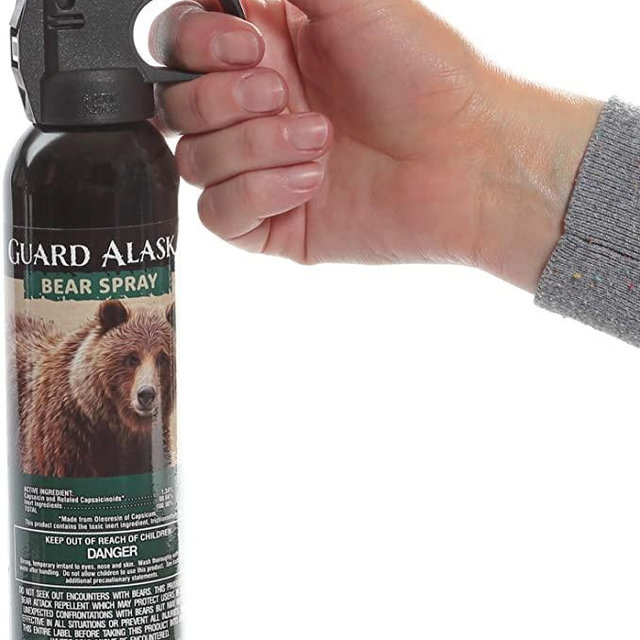 Mace Brand Personal Security Products Guard Alaska Maximum Strength Bear Spray – 20’ Powerful Pepper Spray – Mace Spray Self-Defense for Hiking, Camping, and Other Outdoor Activities, Made in USA