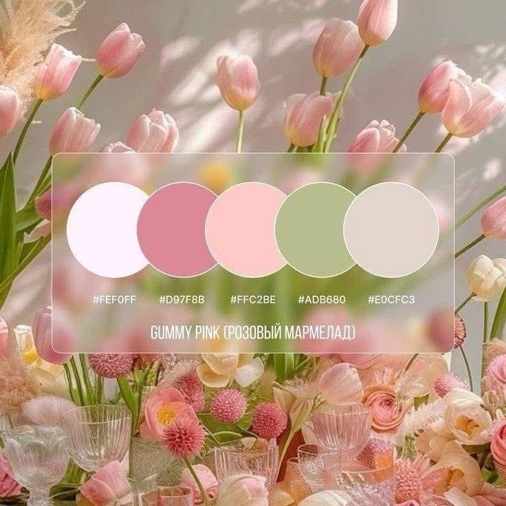 Wedding color palette