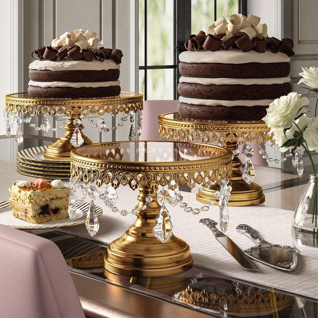 Davida 3 Piece Cake Stand Set