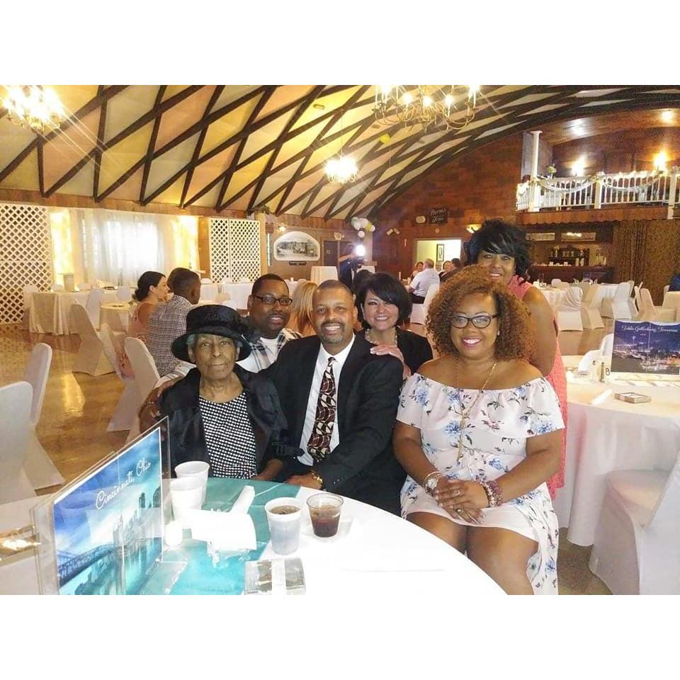 With the fam!