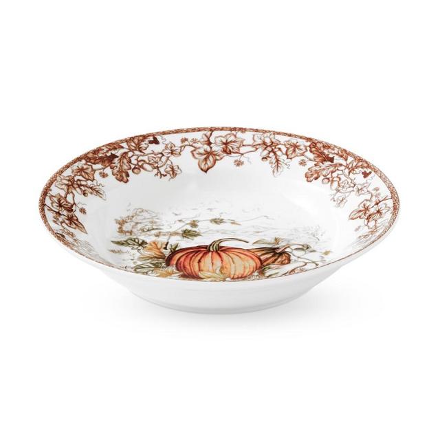 Plymouth Pumpkin Pasta Bowls, Set of 4