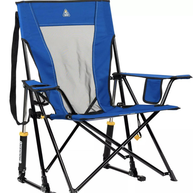 GCI Outdoor Comfort Pro Rocker Chair- Royal Blue
