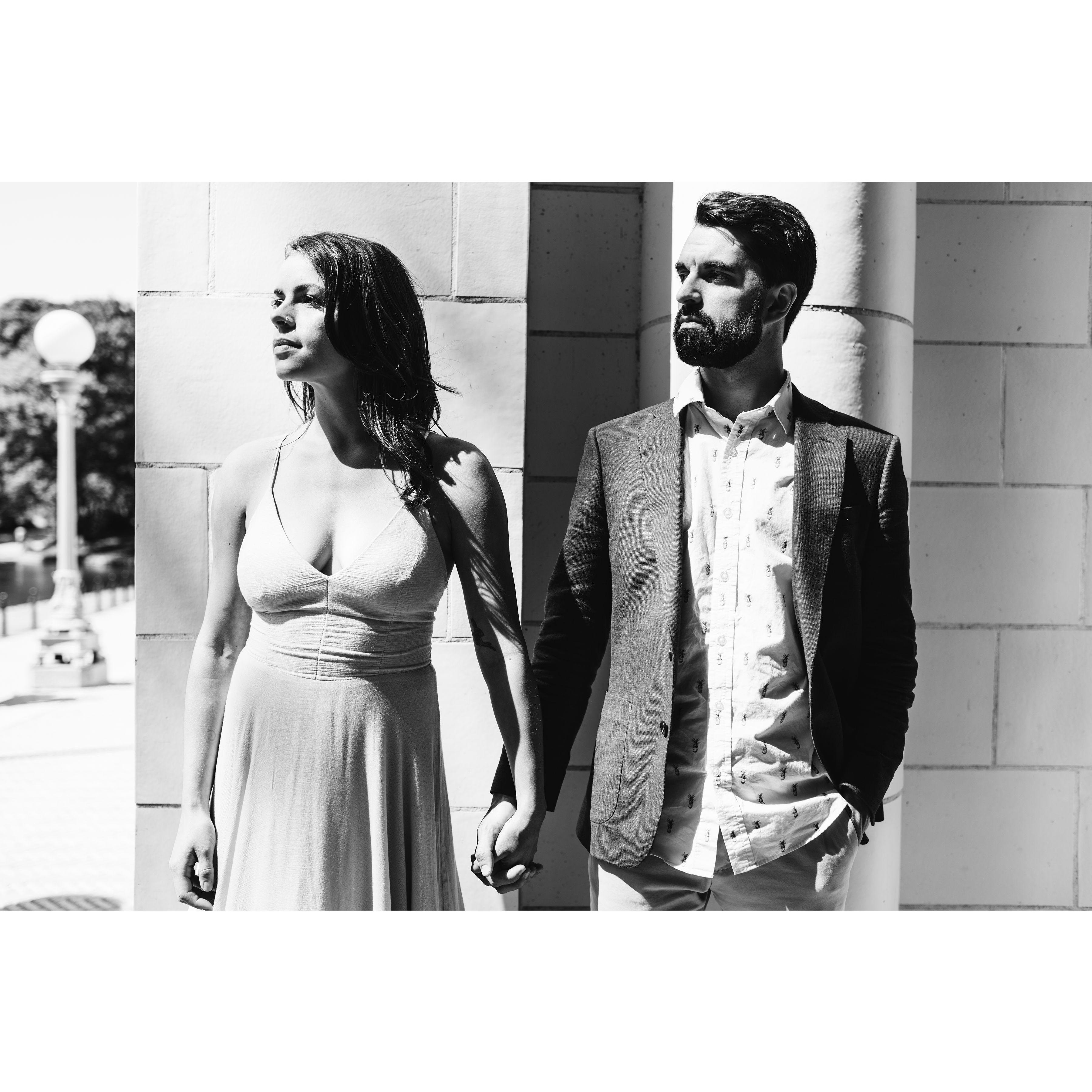 Engagement shoot w/ @hellocaitcarr. Boathouse in Prospect Park, Brooklyn.