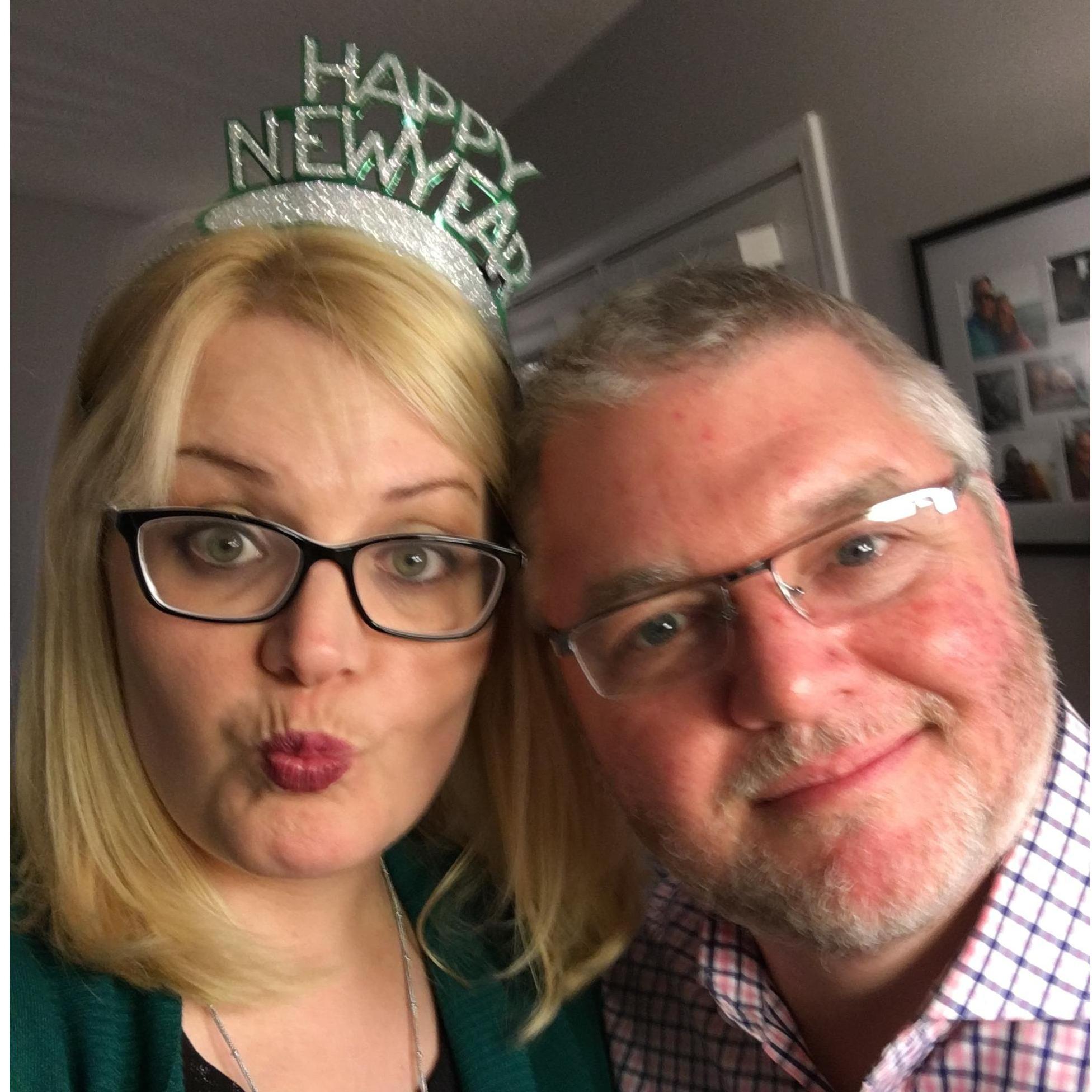 Our first party together! New Year's Eve 2017