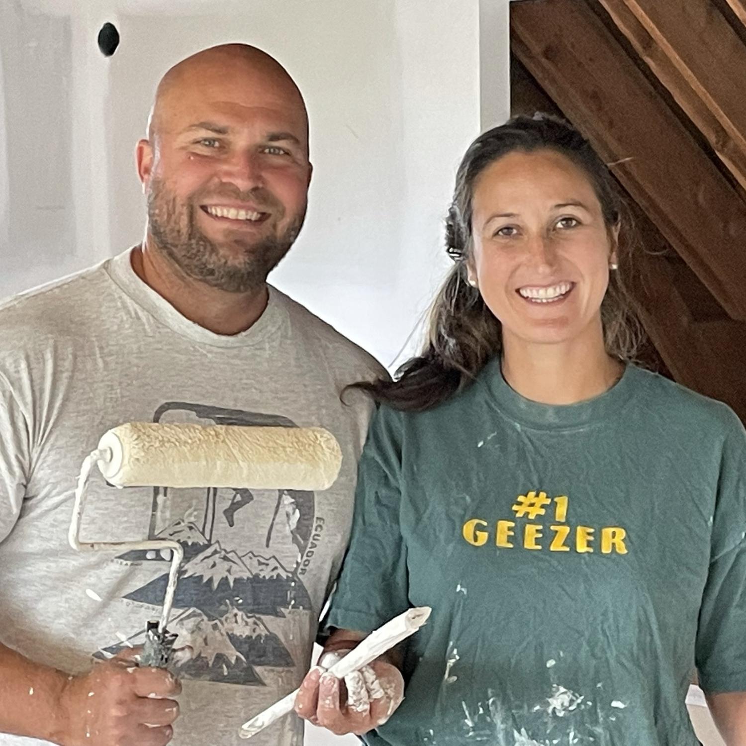 Painting dad’s barn renovation