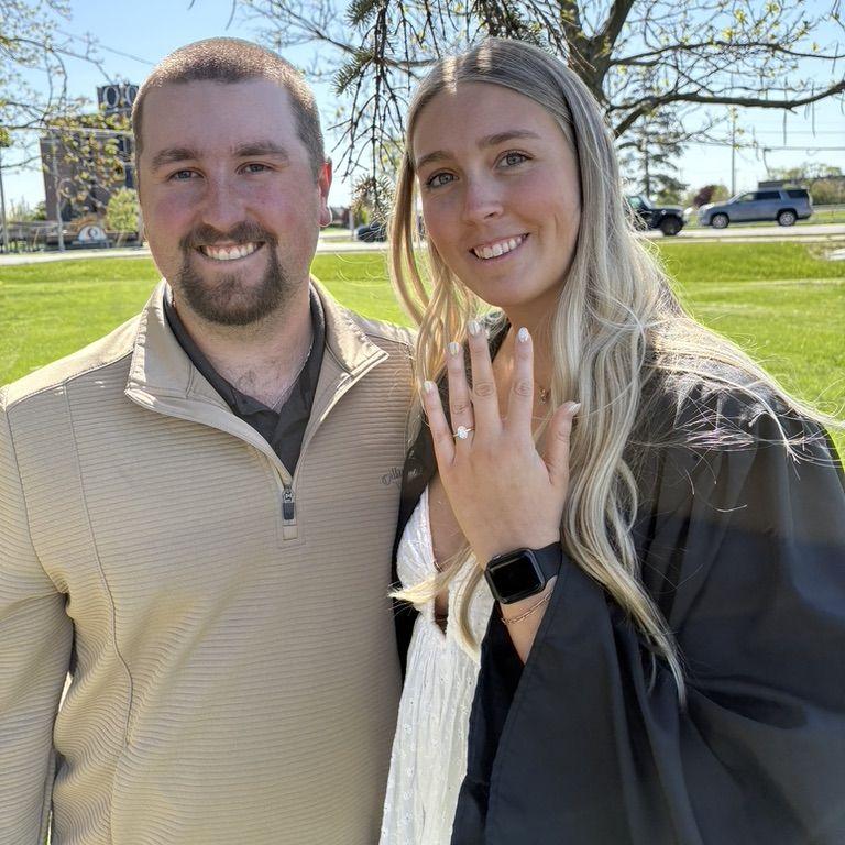 The day we got engaged!