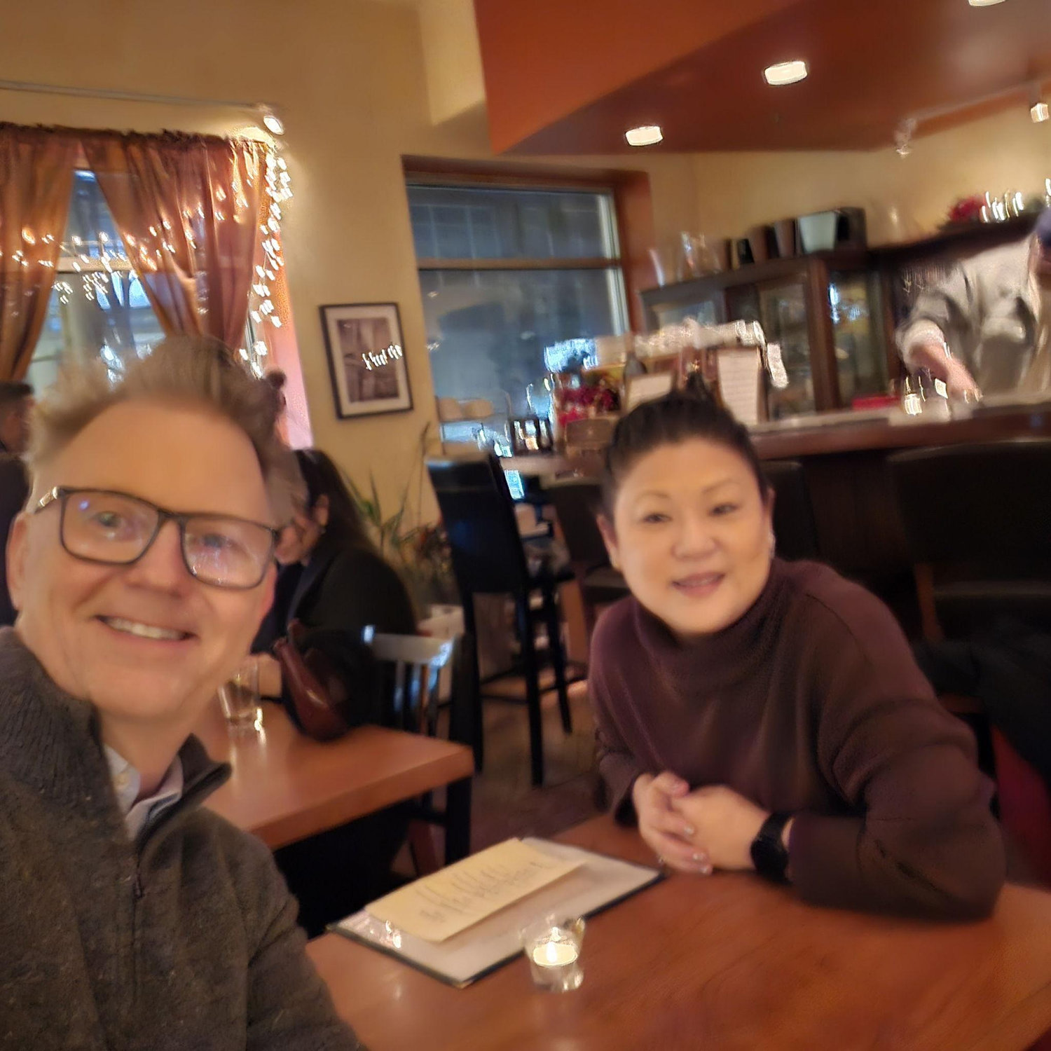 In Chicago to hear jazz by an old high school friend of Bob's