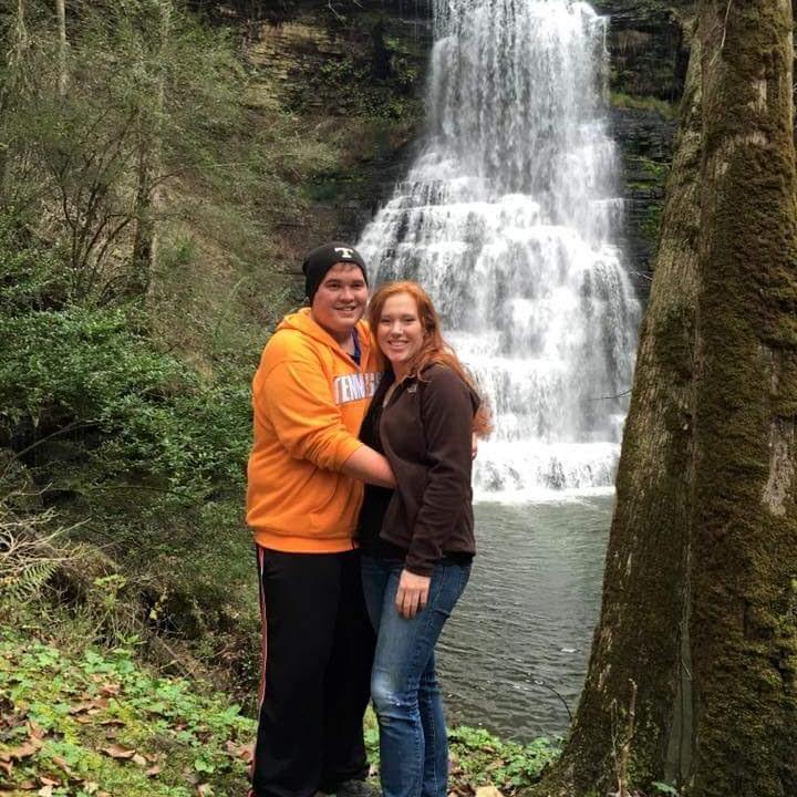 The waterfall at Evins Mills