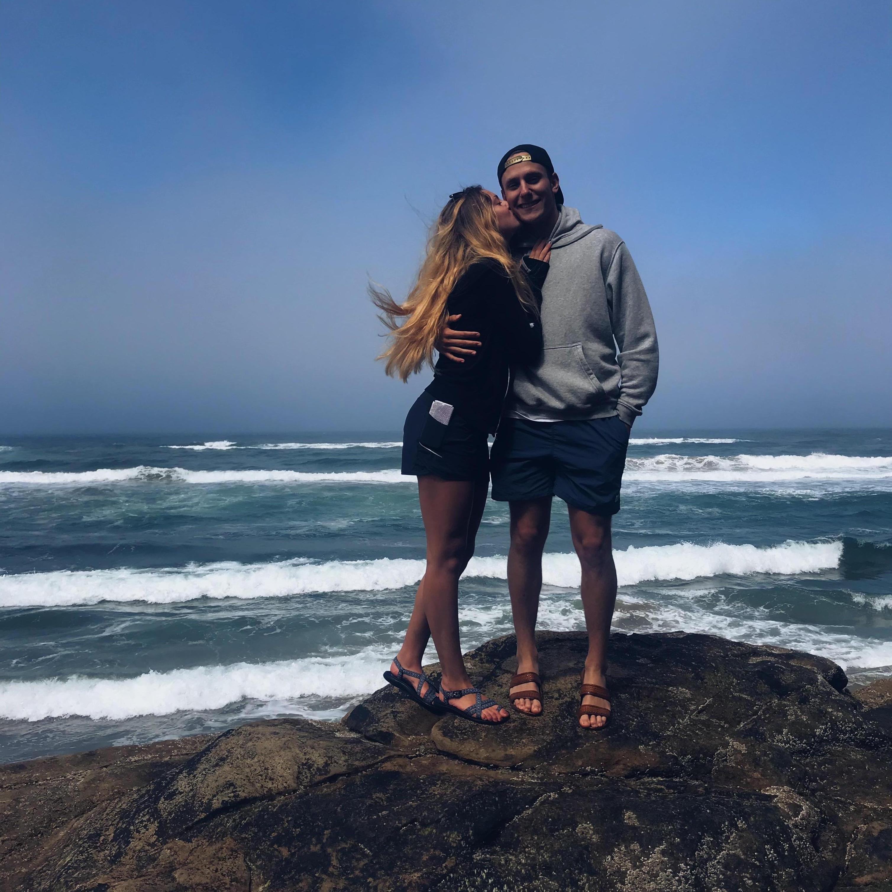 Our first solo trip together to Portland, OR to visit family.