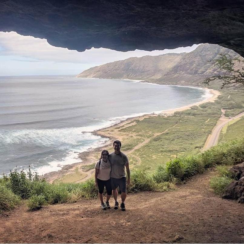 Hiked up the Makeana Cave