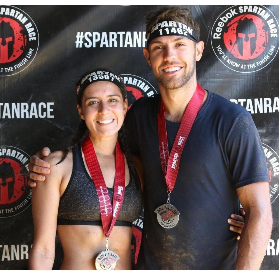 Our first Spartan race. Aug 2016