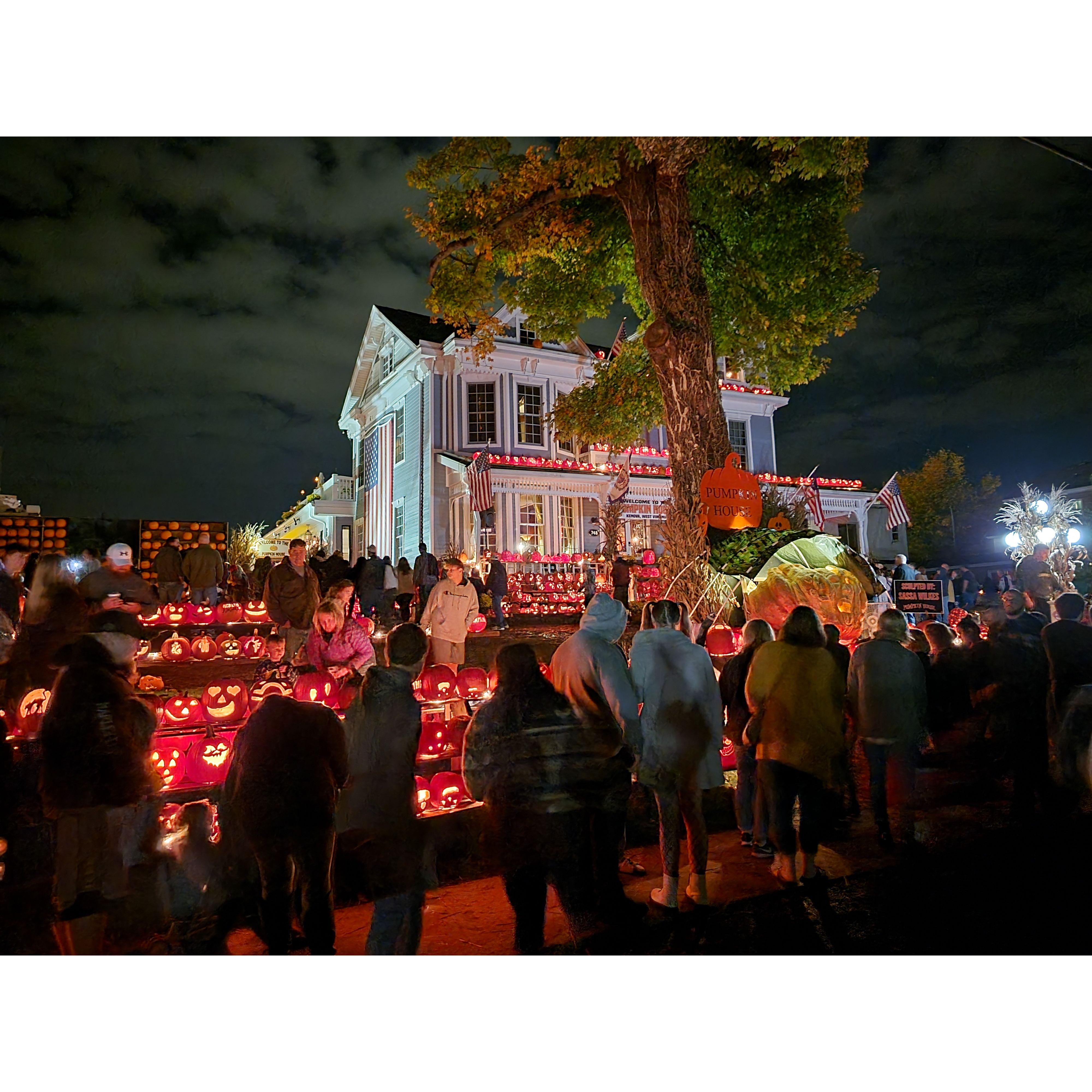 Famous pumpkin house in WV