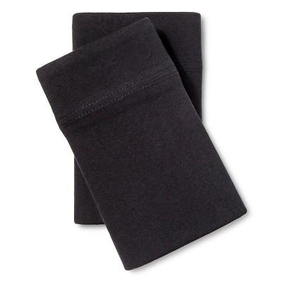 Jersey Pillowcase - (King)Black - Room Essentials&#8482;