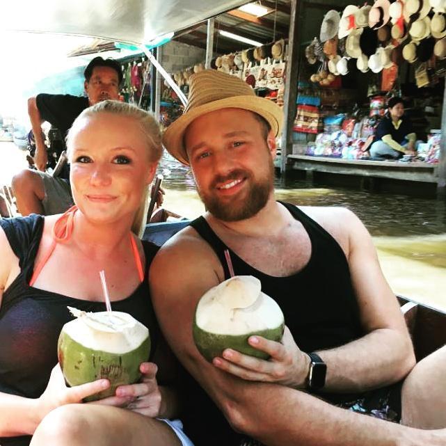 The Floating Markets outside of Bangkok, Thailand