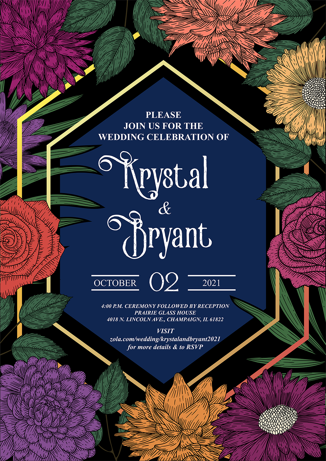 The Wedding Website of Krystal Moya and Bryant Fritz