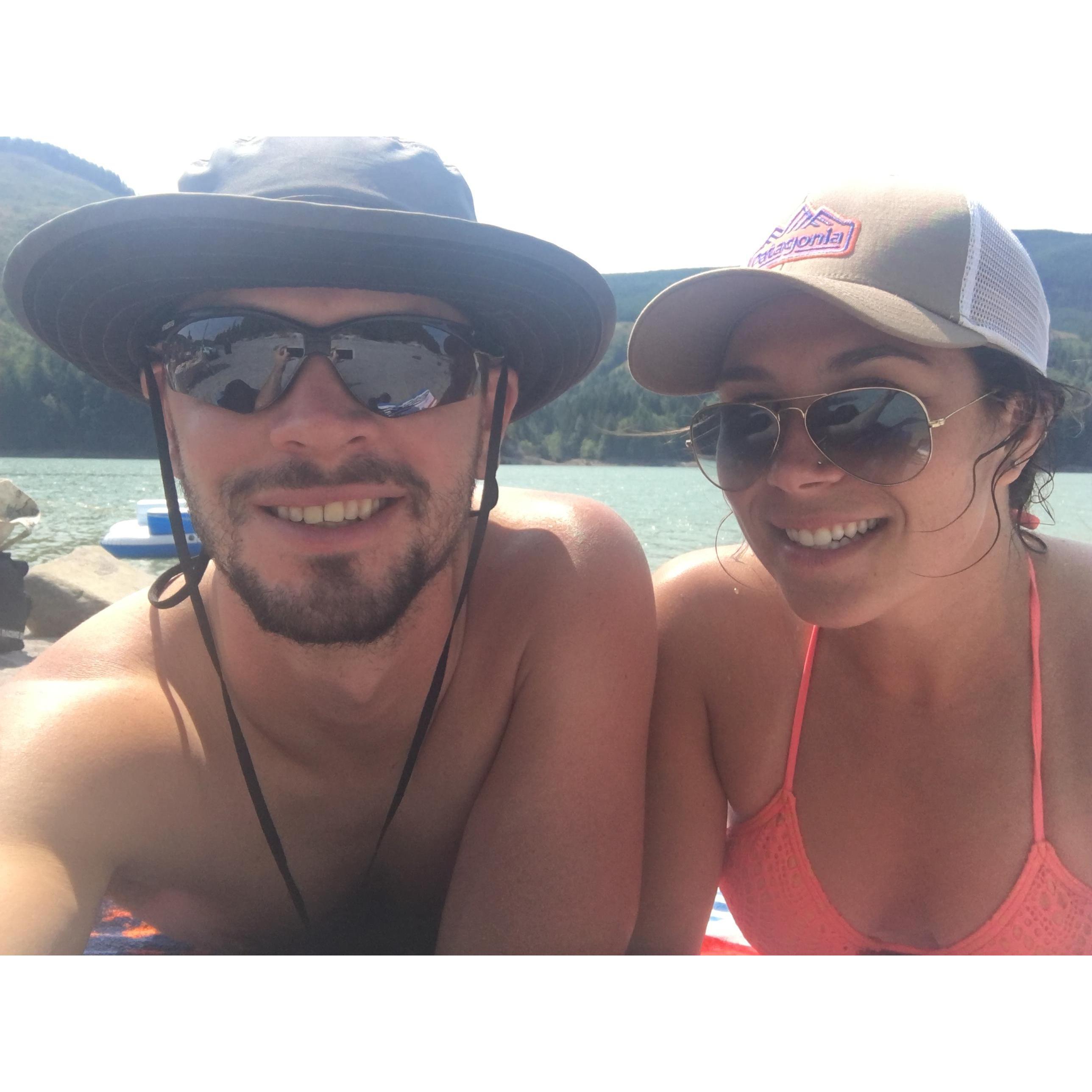 First camping trip with Ryan's family