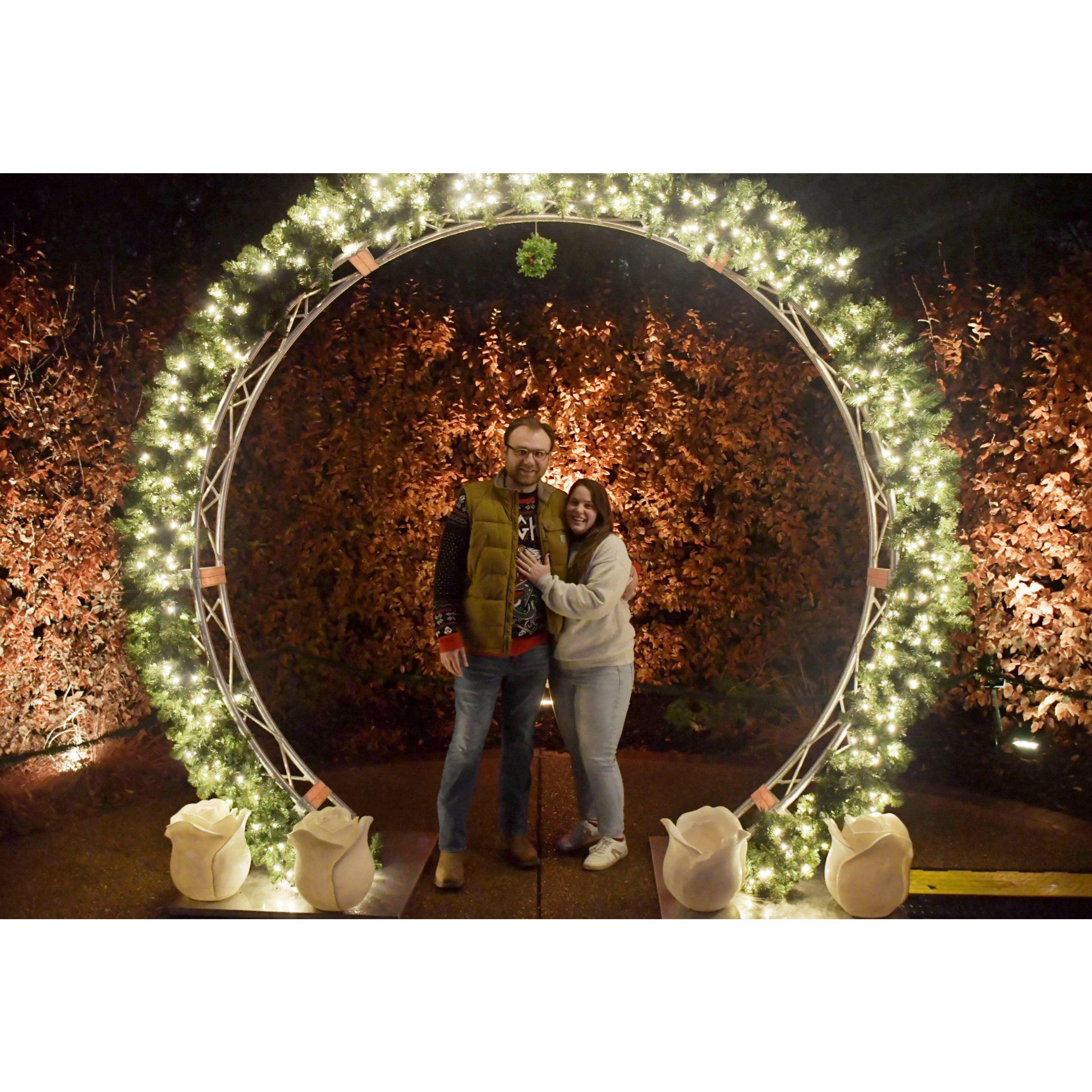 The night Kelsey said "Yes!".