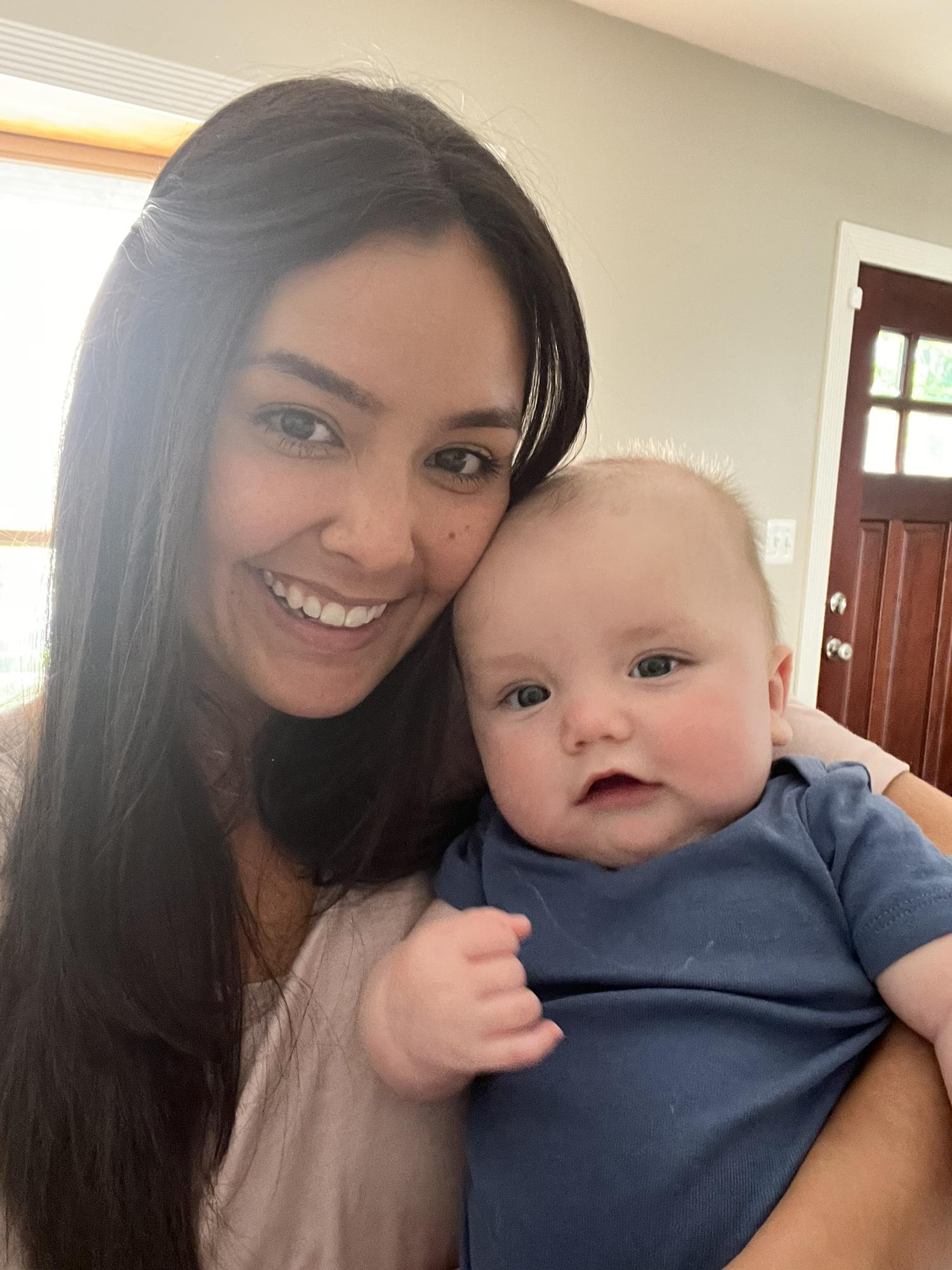Mommy’s blue eyed boy