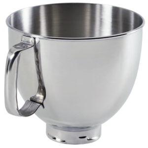 5-Qt. Tilt-Head Polished Stainless Steel Bowl with Comfortable Handle K5THSBP | KitchenAid