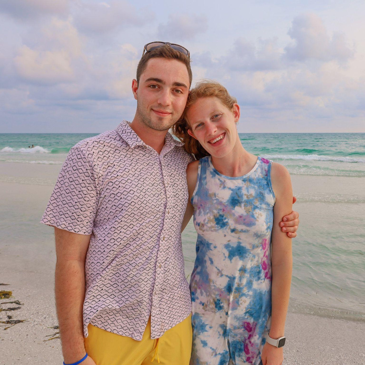 On the beach in Siesta Key
