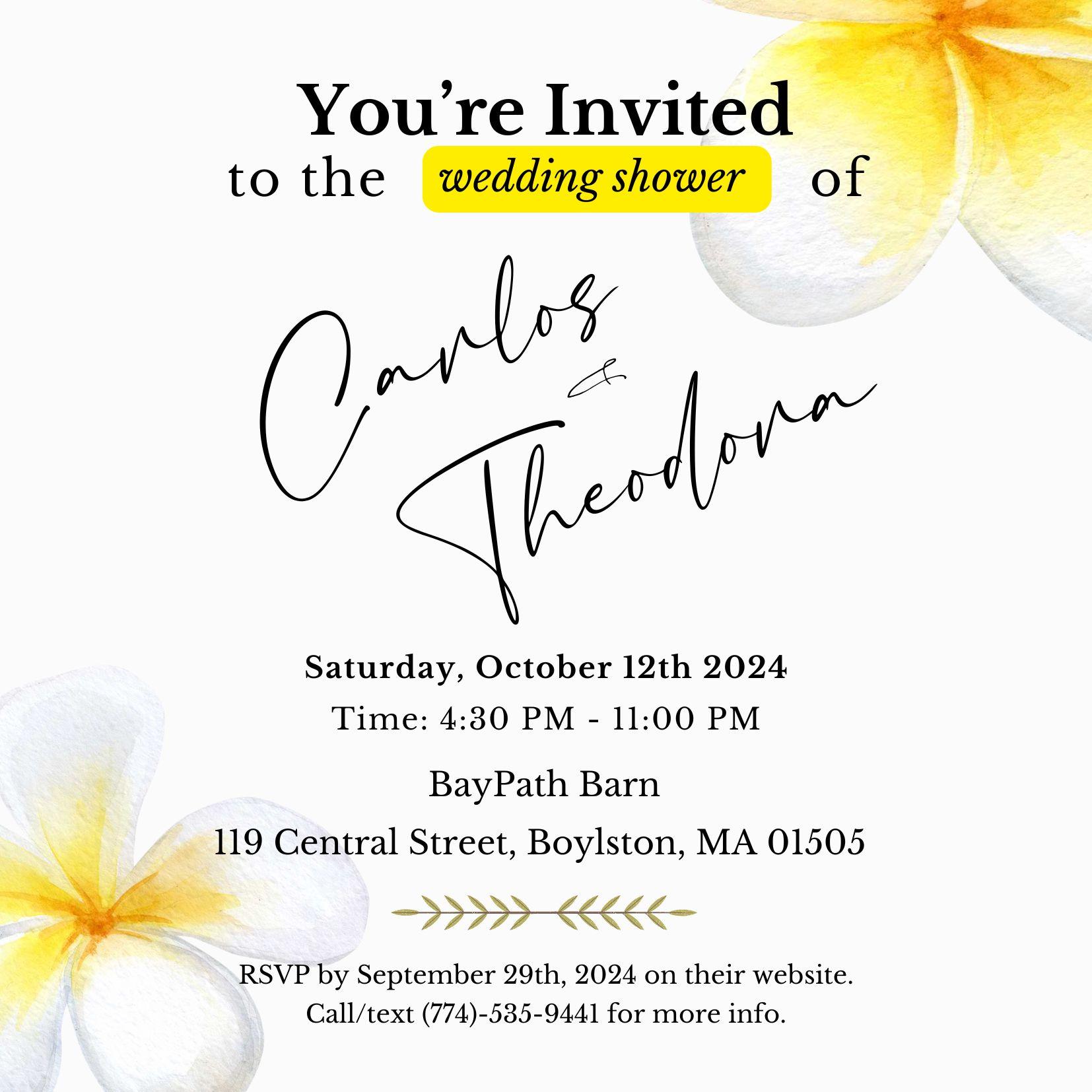 WEDDING SHOWER!