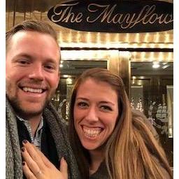 A night at our favorite hotel to celebrate our engagement!