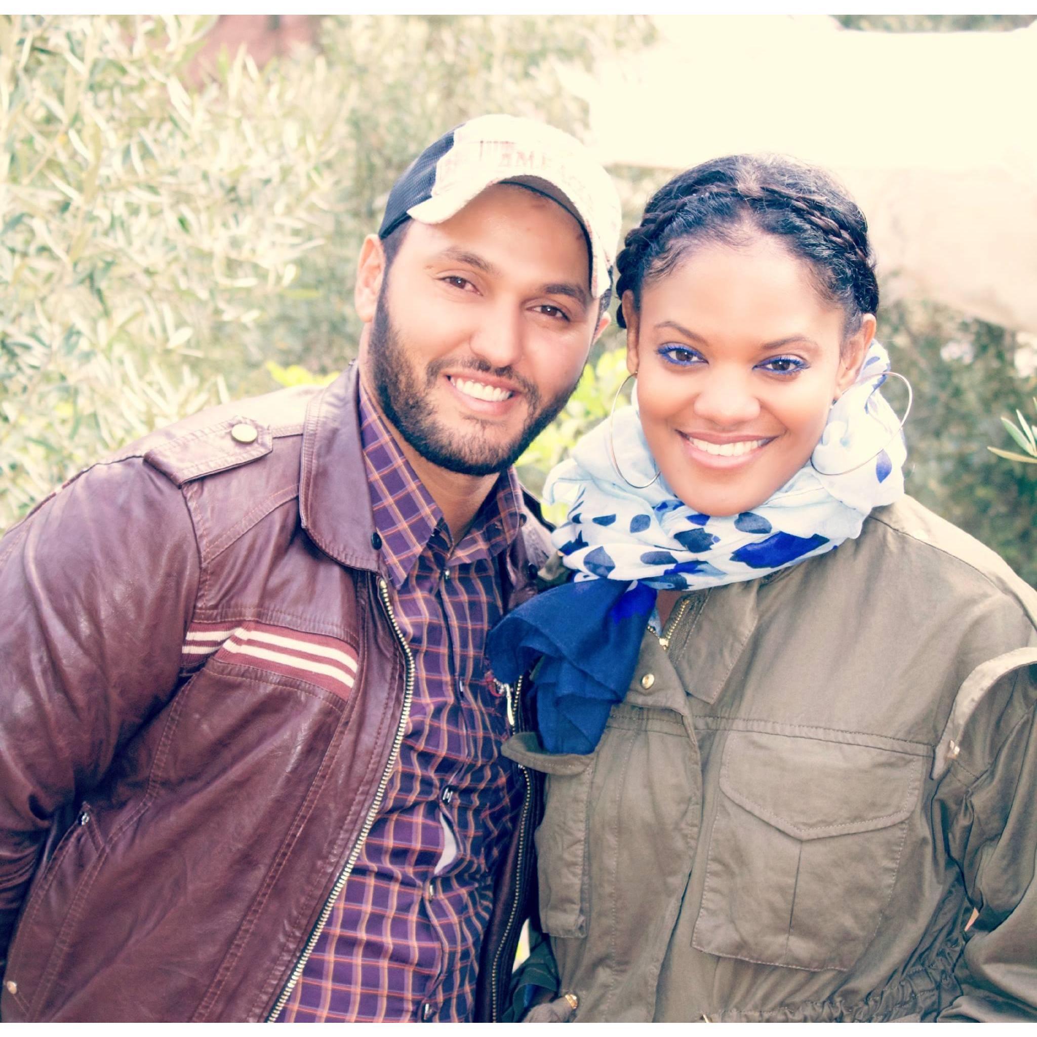 First trip to Marrakech. I though the was cute as a button, but who knew then, what I know now. L'amour.