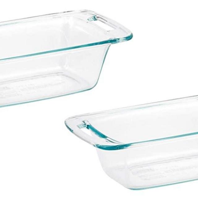 World Kitchen 1085799 Pyrex Easy Grab Loaf Dish, Pack of 2 Dishes
