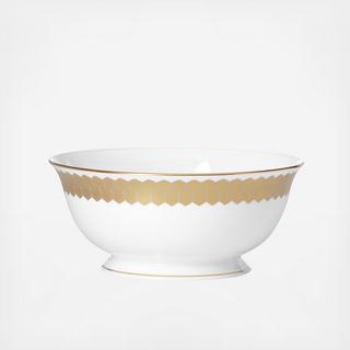 Prismatic Gold Serving Bowl