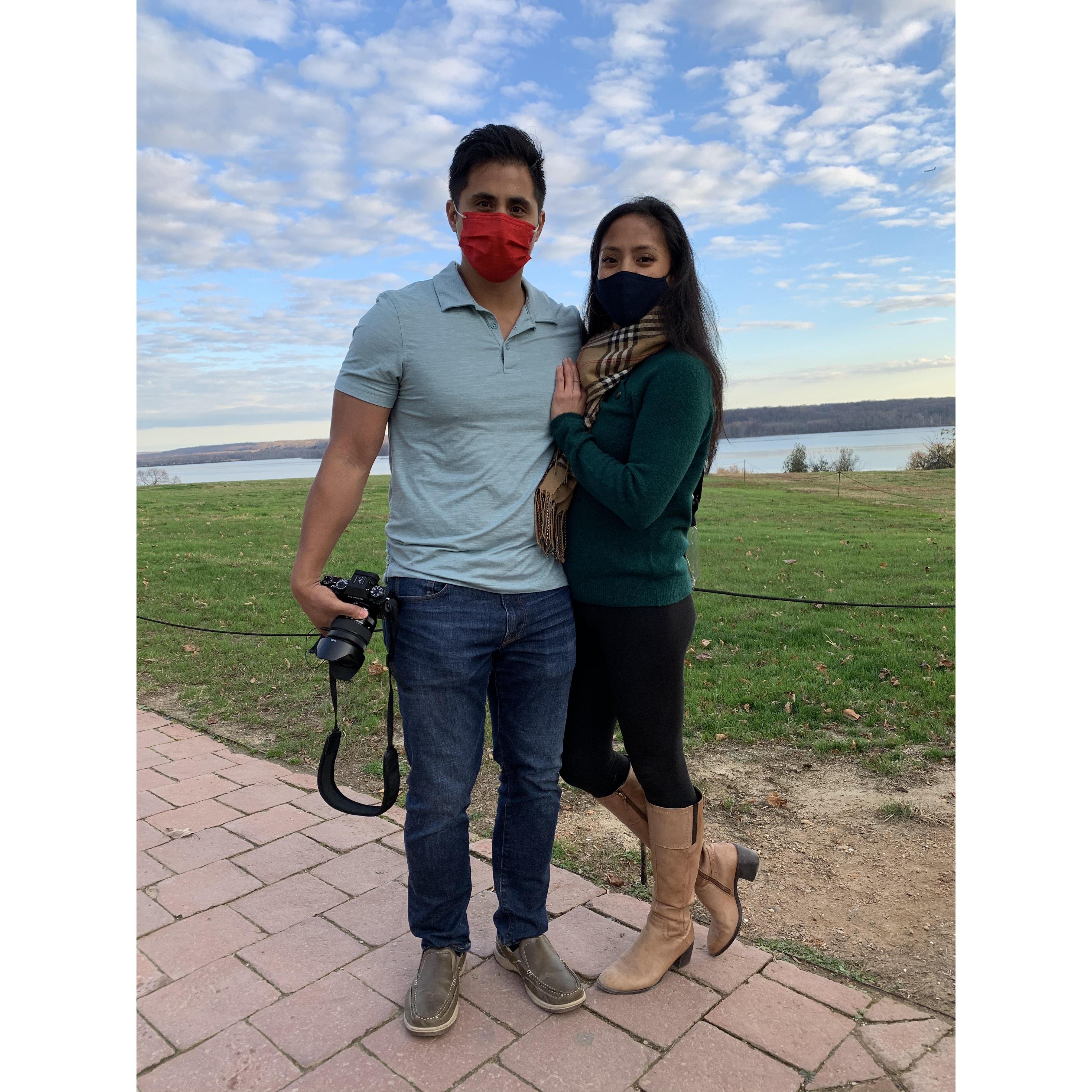 Manlucu family outing to Mt Vernon house on Thanksgiving weekend