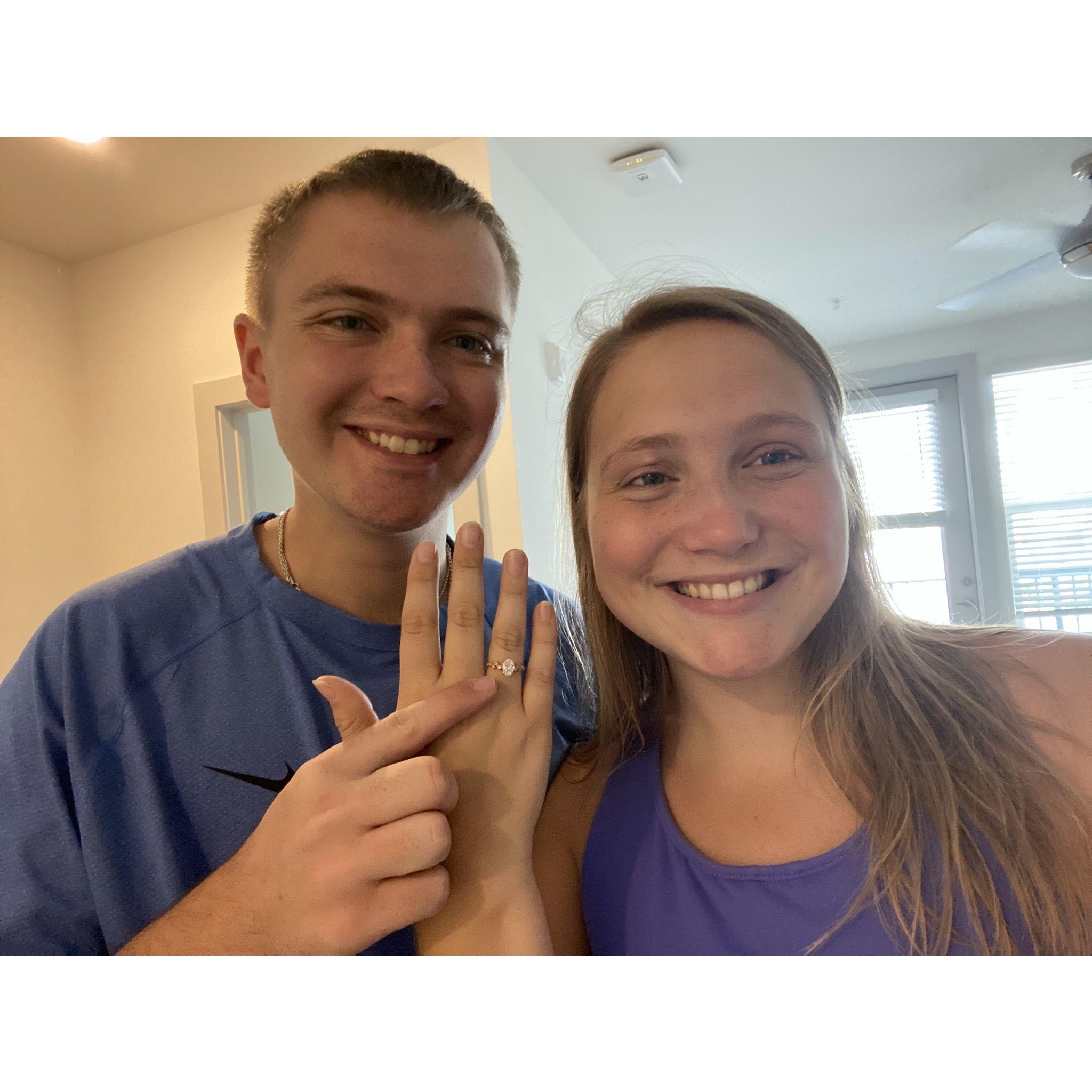 The day of the engagement!!