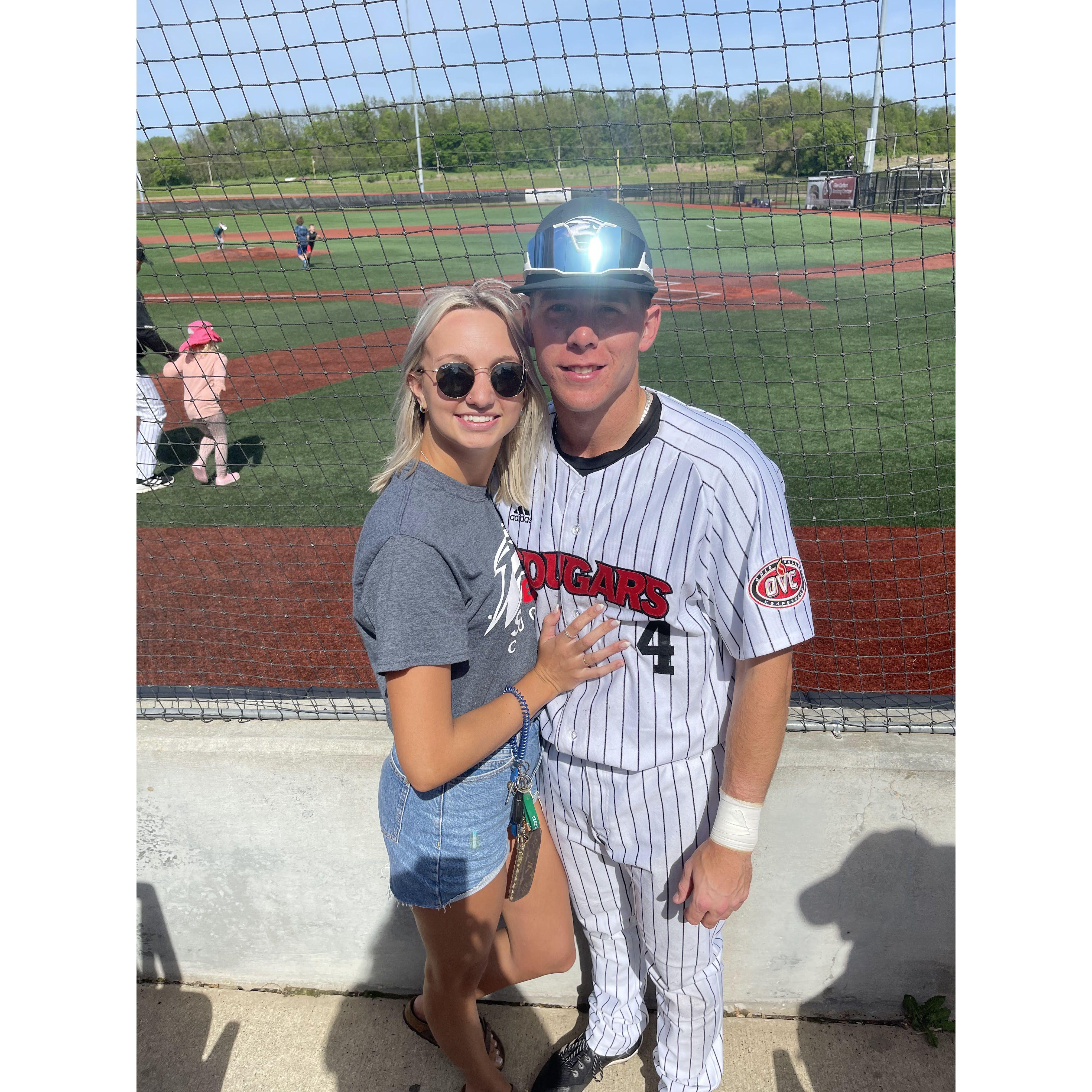 Going to Connor’s baseball games